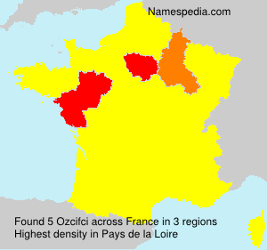 Surname Ozcifci in France Surname Ozcifci in France