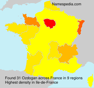 Surname Ozdogan in France Surname Ozdogan in France