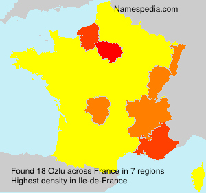 Surname Ozlu in France