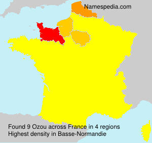 Surname Ozou in France Surname Ozou in France