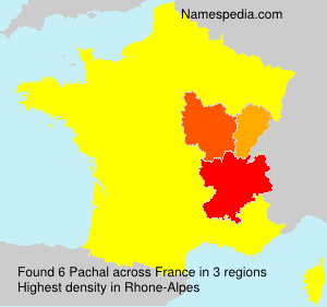 Surname Pachal in France Surname Pachal in France