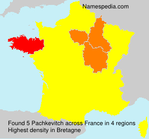 Surname Pachkevitch in France Surname Pachkevitch in France