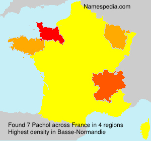 Surname Pachol in France