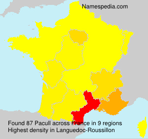 Surname Pacull in France Surname Pacull in France