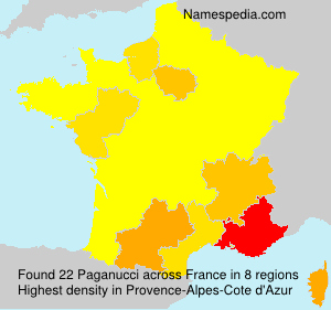 Surname Paganucci in France Surname Paganucci in France