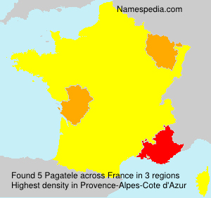 Surname Pagatele in France Surname Pagatele in France