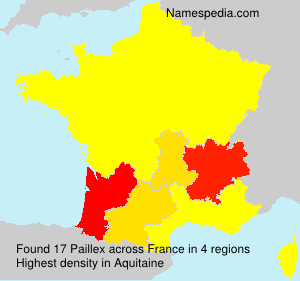 Surname Paillex in France Surname Paillex in France