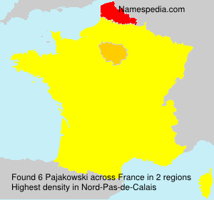 Surname Pajakowski in France Surname Pajakowski in France