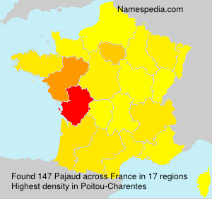 Surname Pajaud in France Surname Pajaud in France