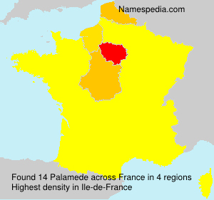 Surname Palamede in France Surname Palamede in France