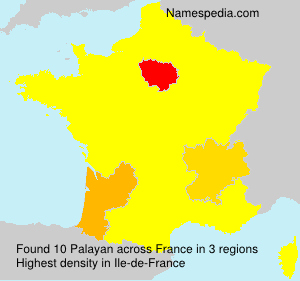 Surname Palayan in France Surname Palayan in France
