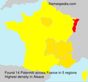 Surname Palermiti in France Surname Palermiti in France