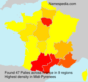 Surname Palies in France Surname Palies in France