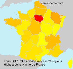 Surname Palin in France Surname Palin in France