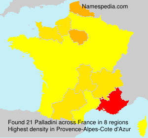 Surname Palladini in France Surname Palladini in France