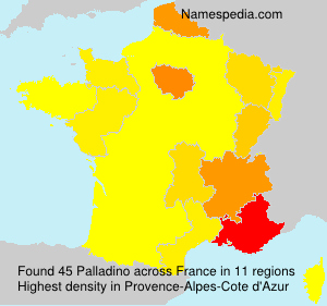 Surname Palladino in France Surname Palladino in France