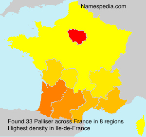 Surname Palliser in France Surname Palliser in France