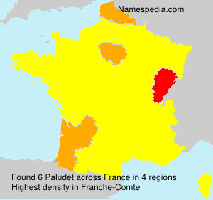 Surname Paludet in France Surname Paludet in France