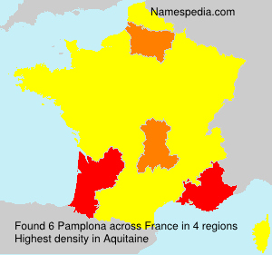Surname Pamplona in France Surname Pamplona in France