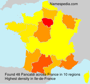 Surname Pancaldi in France Surname Pancaldi in France