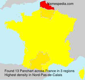 Surname Panchart in France Surname Panchart in France
