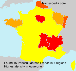 Surname Panczuk in France Surname Panczuk in France