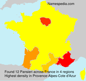 Surname Pansieri in France Surname Pansieri in France
