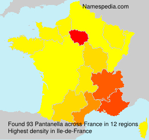 Surname Pantanella in France Surname Pantanella in France