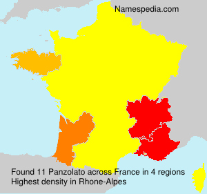 Surname Panzolato in France Surname Panzolato in France