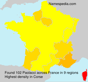 Surname Paolacci in France Surname Paolacci in France