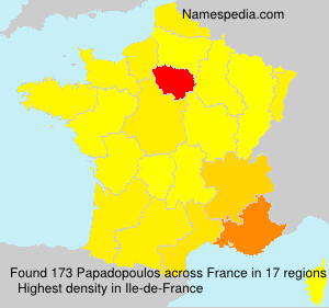 Surname Papadopoulos in France Surname Papadopoulos in France