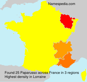 Surname Paparusso in France Surname Paparusso in France