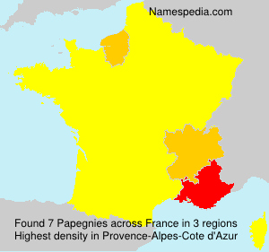 Surname Papegnies in France