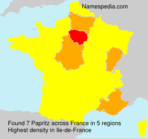 Surname Papritz in France Surname Papritz in France