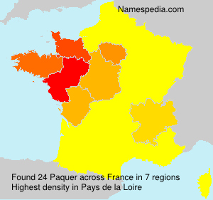 Surname Paquer in France Surname Paquer in France