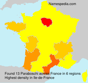 Surname Paraboschi in France Surname Paraboschi in France