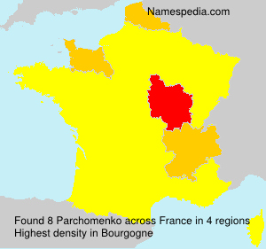 Surname Parchomenko in France Surname Parchomenko in France