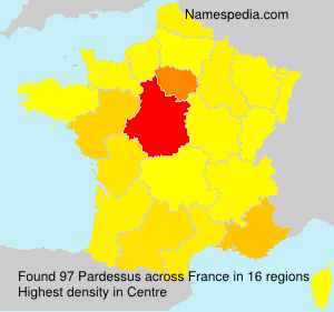 Surname Pardessus in France Surname Pardessus in France