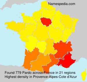 Surname Pardo in France Surname Pardo in France