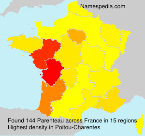 Surname Parenteau in France Surname Parenteau in France
