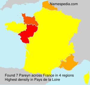 Surname Pareyn in France Surname Pareyn in France