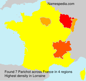 Surname Parichot in France Surname Parichot in France