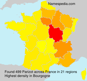 Surname Parizot in France Surname Parizot in France