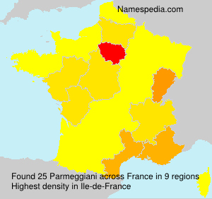 Surname Parmeggiani in France Surname Parmeggiani in France