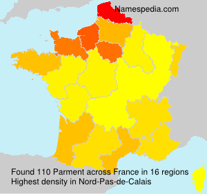 Surname Parment in France Surname Parment in France