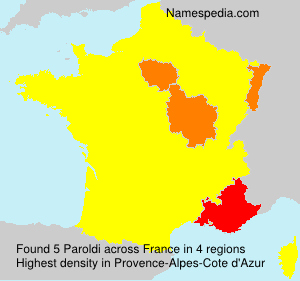 Surname Paroldi in France Surname Paroldi in France