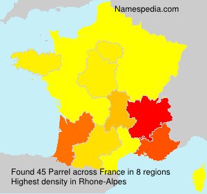 Surname Parrel in France Surname Parrel in France