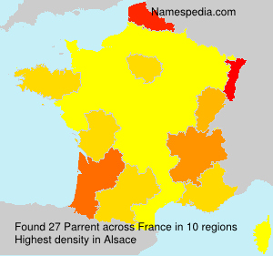 Surname Parrent in France Surname Parrent in France