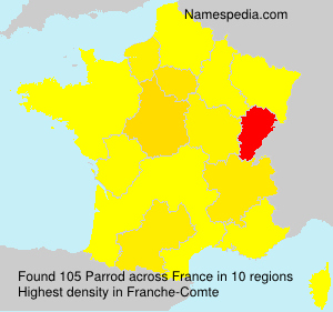 Surname Parrod in France Surname Parrod in France