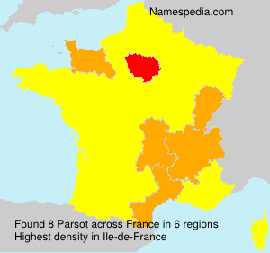 Surname Parsot in France Surname Parsot in France